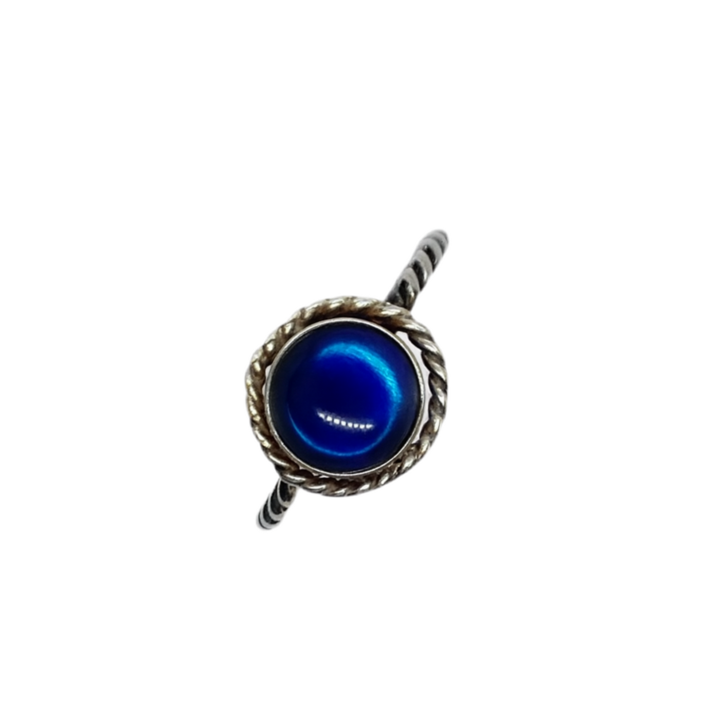 Twist of Blue Ring