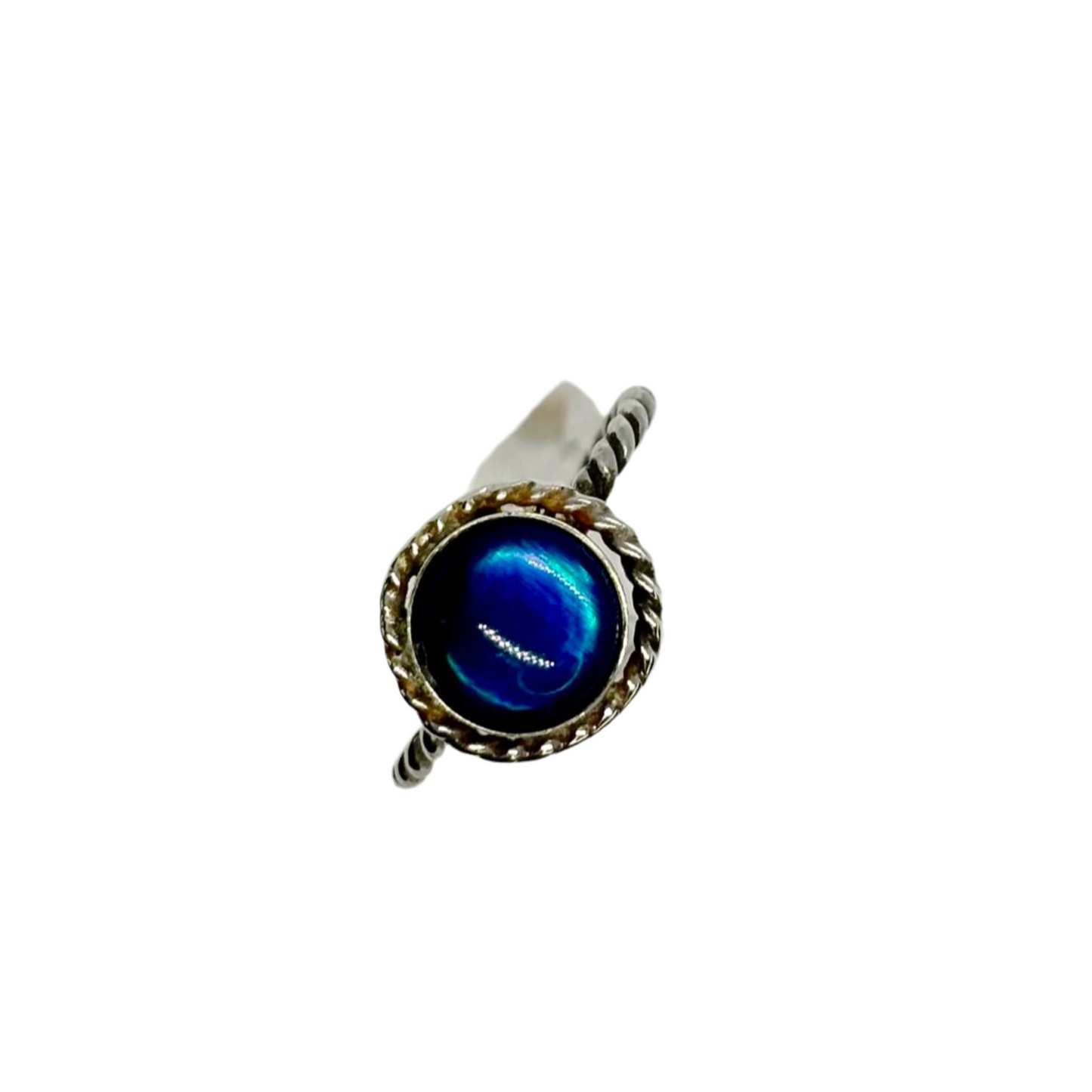 Twist of Blue Ring