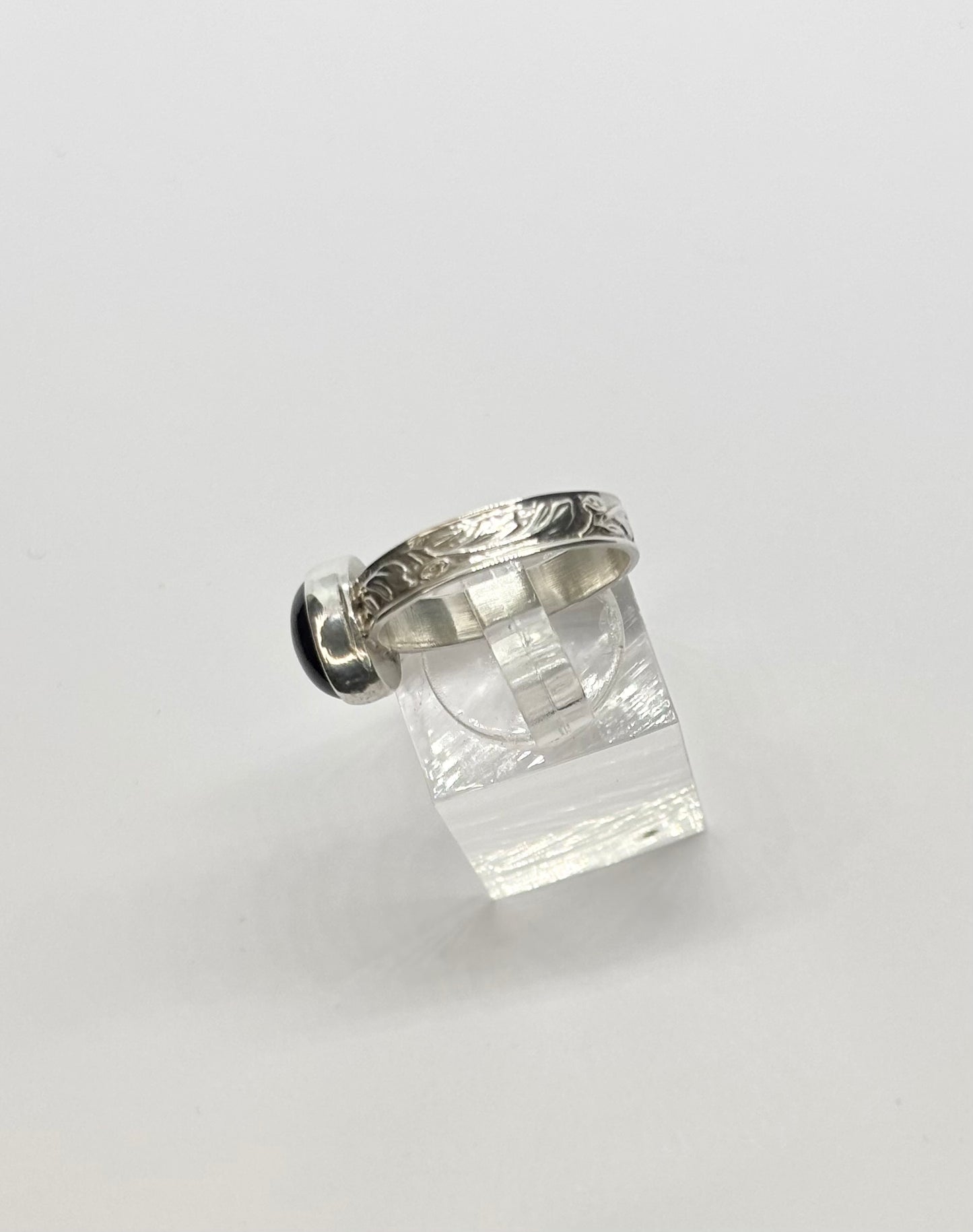 Midnight Crest Ring
