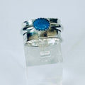 Blue Orbit Spinner Ring