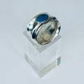 Blue Orbit Spinner Ring