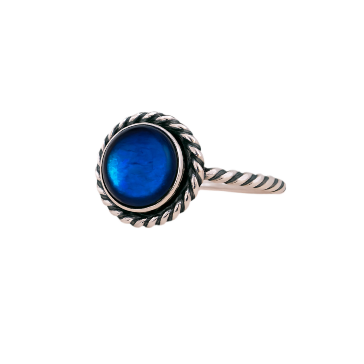 Twist of Blue Ring